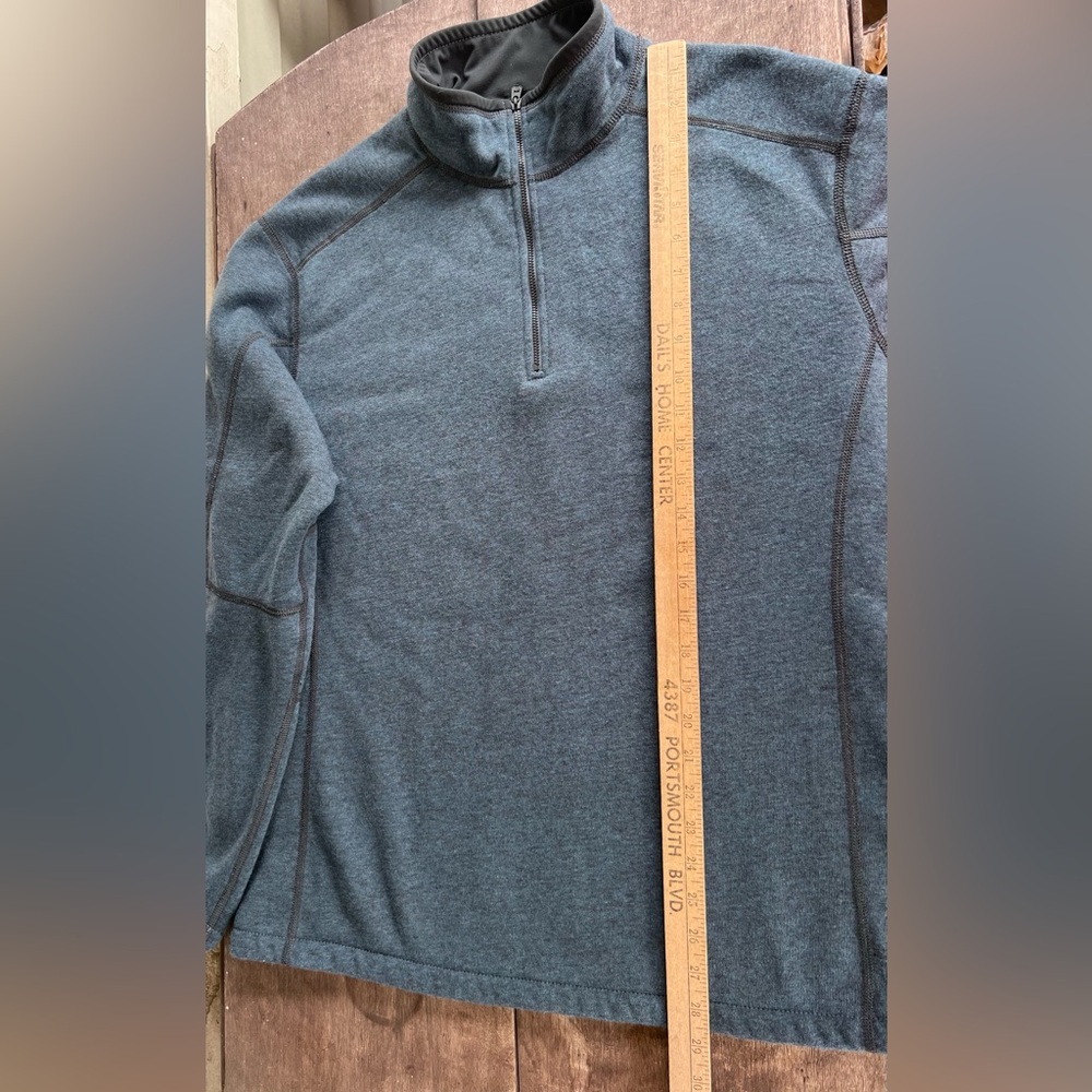 Kuhl Revel Storm Blue 1/4 Zip Fleece Sweater Pullover Mens Sz XL Jacket RN108846 - Picture 10 of 16